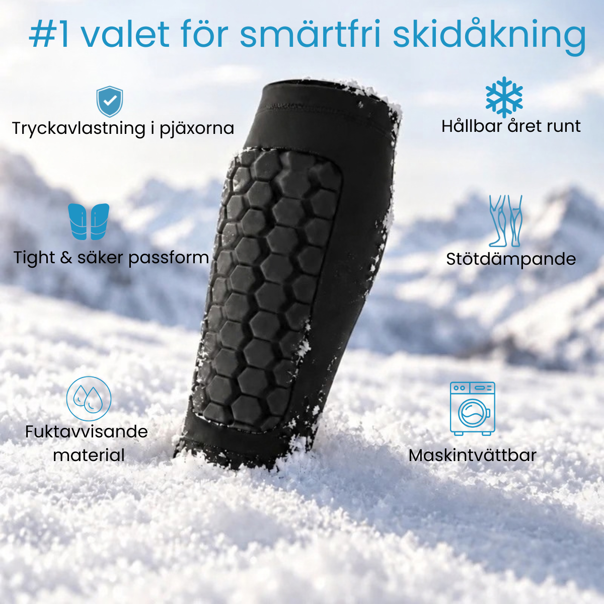 Shin sleeve | Komfortskydd vid skidåkning